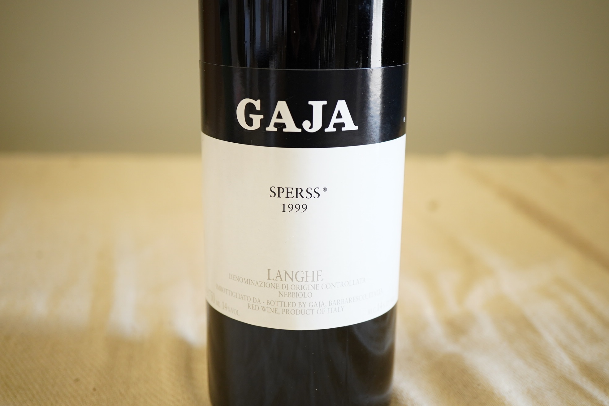 Gaja, Barolo Sperss, Langhe, 1999